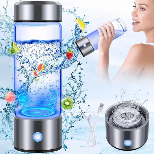 Wiederaufladbare alkalische Wasserflasche - Mit Wasser angereichertes Wasserstoff