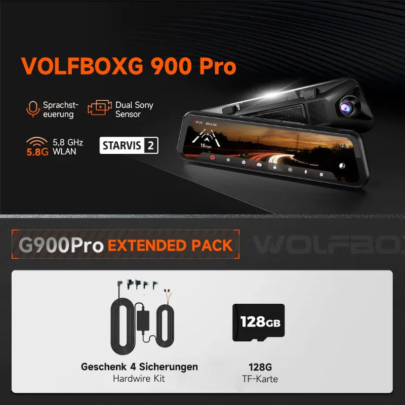 Frendorf | 10-Zoll-HD-Multifunktions-Autorekorder mit Touchscreen