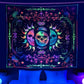 Frendorf Wohnheim Wand Lila Licht Wandbehang