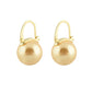 Frendorf | Black pearl earrings Available in white champagne gray gold and black pearl dangling earrings
