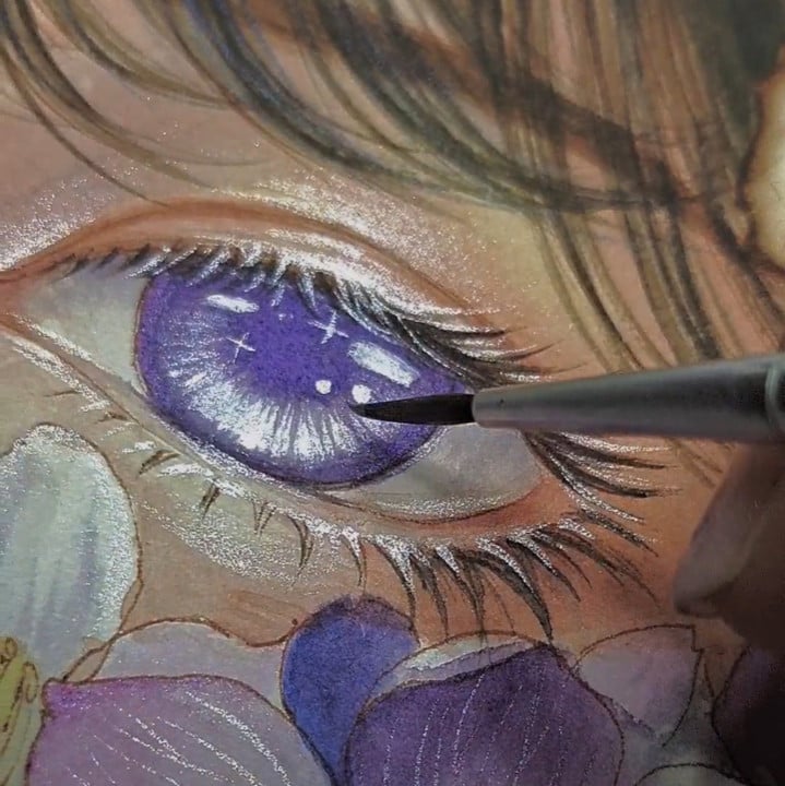 20 Farben Aquarell Malkasten