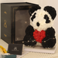 Frendorf | Valentinstag Geschenk Rose Bär Ewige Blume Rose Teddybär PE Schaum Bär 25cm Valentinstag