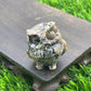 Frendorf 3.5cm natürliche Kristall Eule Ornament Edelstein Dekoration