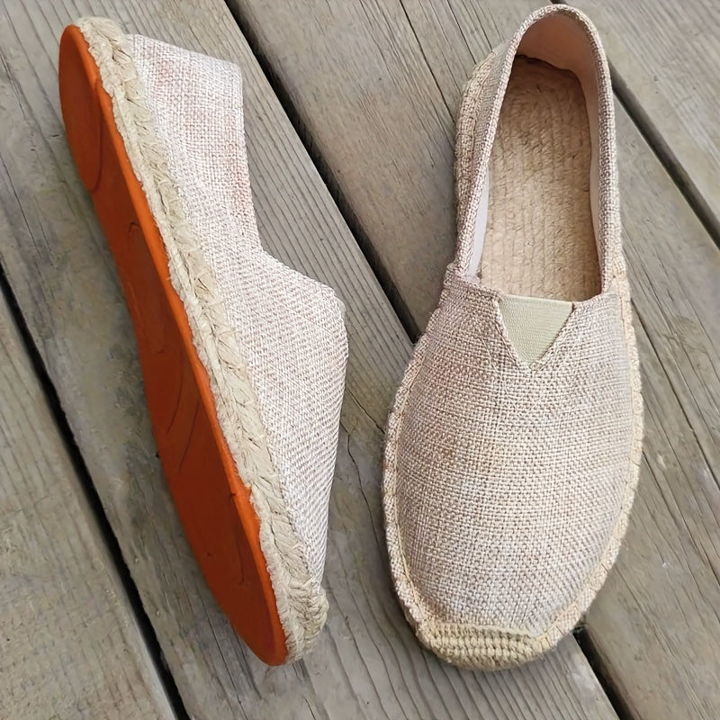 Frendorf | Maritime Leinenschuhe Weiß