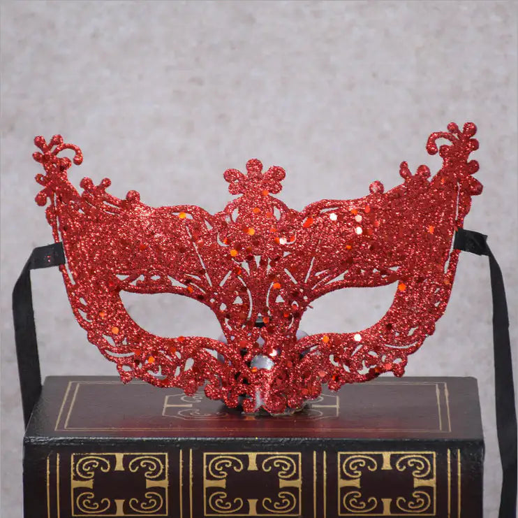 Frendorf | Abschlussball-Make-up-Kostüm, Spitzenmaske