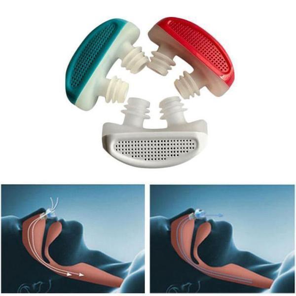 Frendorf | 2 Stück Anti-Schnarch-Gerät - Gönnen Sie sich einen angenehmen Schlaf ohne Schnarchen!