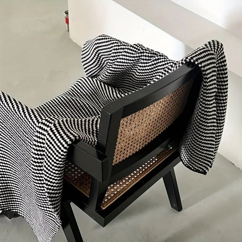 Handgefertigte Grobstrick Nordic Decke - Warm und Bequem
