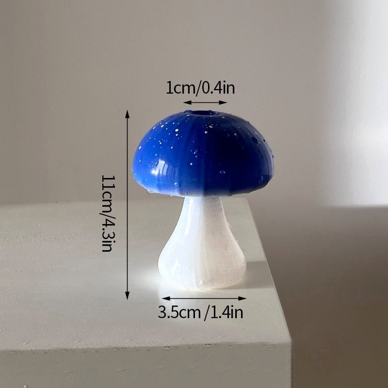 Kaktus + Pilzförmige Glasvasen