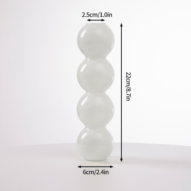 Kaktus + Pilzförmige Glasvasen