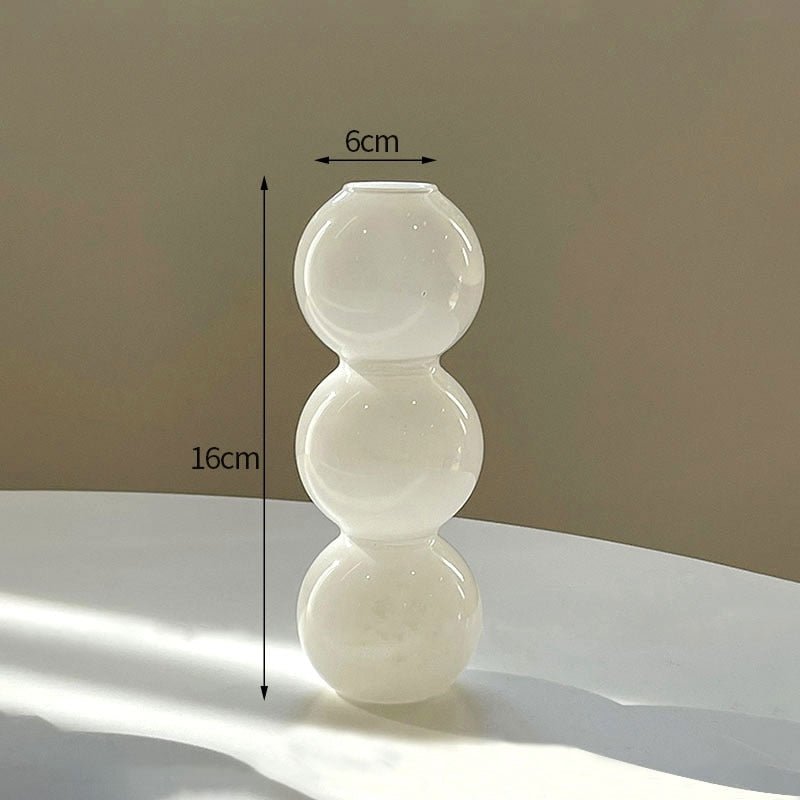 Kaktus + Pilzförmige Glasvasen