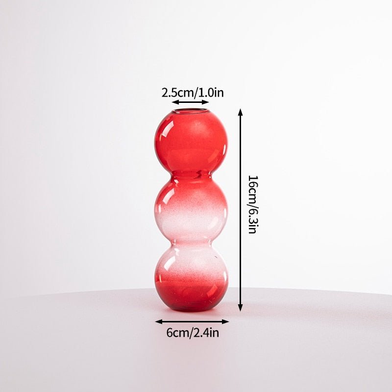 Kaktus + Pilzförmige Glasvasen