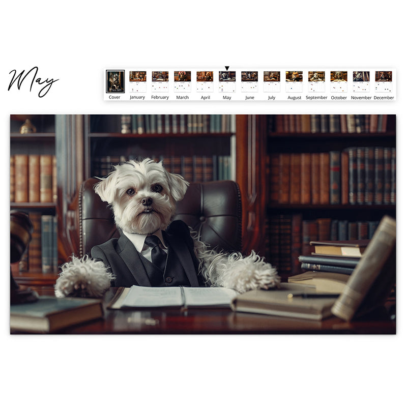 Frendorf | 2025 Pfoten der Gerechtigkeit Wandkalender