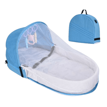 Frendorf | Faltbares & tragbares Babynest mit Moskitonetz – Schlafinsel Cosina