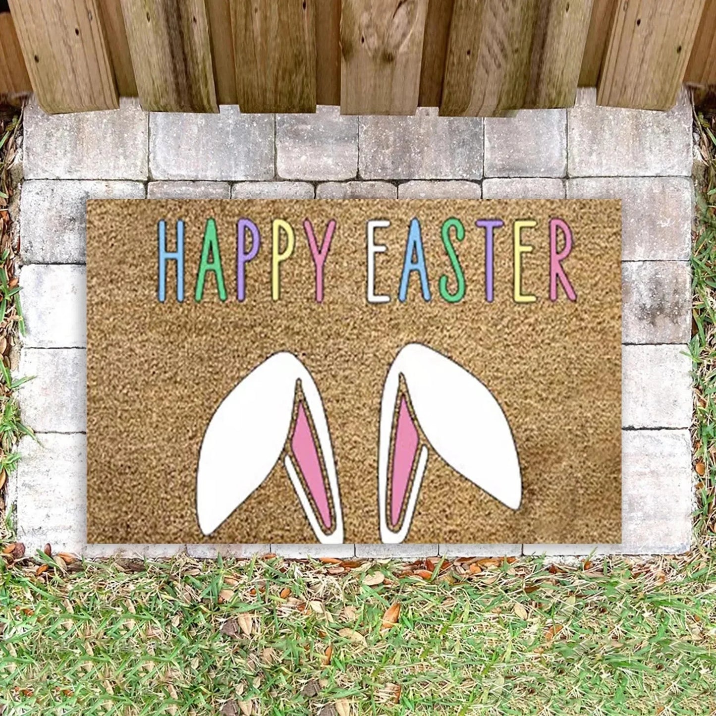 Cartoon Bunny Rabbit Rutschfeste Fußmatte