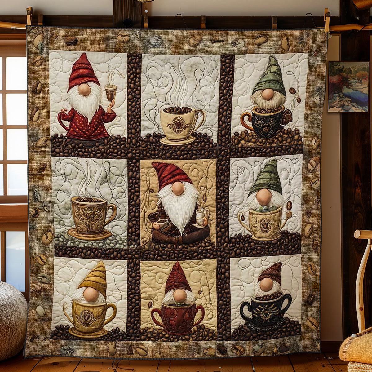 Java Love Gnome Quilt