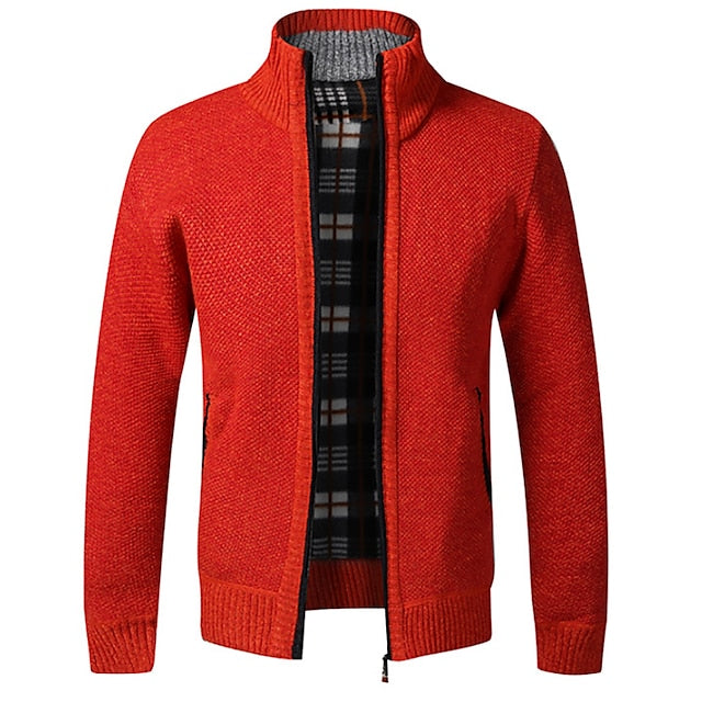 Frendorf | Stylischer Zipper-Strickpullover für Herren (italienisches Design)