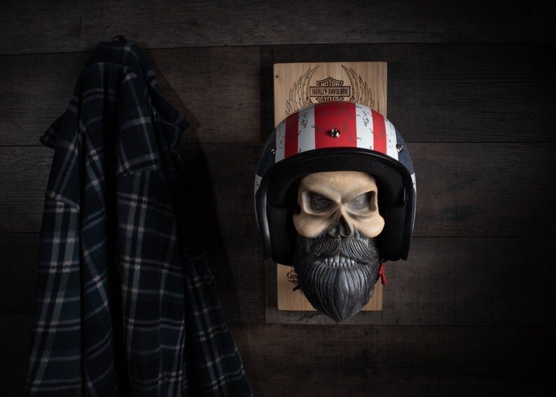 Frendorf | Bearded Skull – Adler Schädel & Kreuz