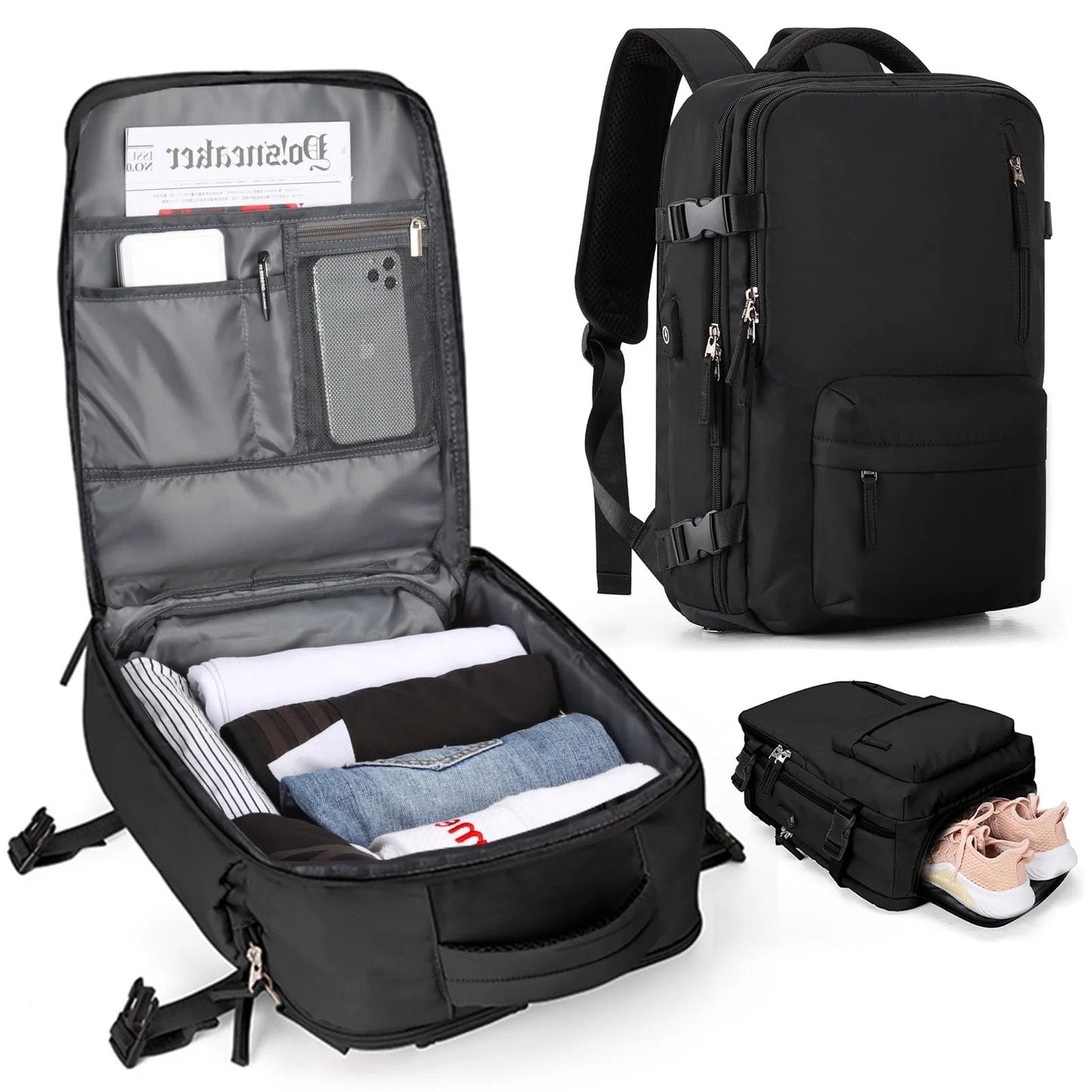 Frendorf | Frauen große Reise-Rucksack wasserdicht Wandern Rucksack