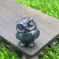 Frendorf 3.5cm natürliche Kristall Eule Ornament Edelstein Dekoration