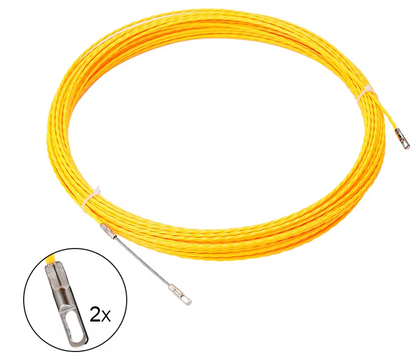 Frendorf | 3mm Kabelbinder – Fiberglas Fischbandrolle für Wandkabelkanäle (10m-50m)