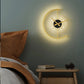 Frendorf | LunaTime - Modernes Wanduhr im Mondphasen-Design mit sanftem Licht