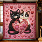 Paar Katzen-Decke