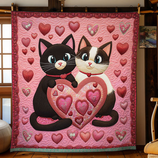 Paar Katzen-Decke