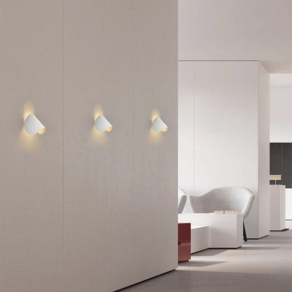 Eveline Modern Geometric LED 4 Color Wall Light Indoor/Outdoor Metal