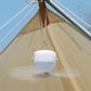Mini tragbarer Deckenventilator mit LED-Licht & Fernbedienung – 4 Geschwindigkeiten, USB wiederaufladbar