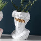 Frendorf | ArtéPlanter Keramik David Kopf Pflanztopf | Klassische Skulptur | Dekorative Vase | Stilvolle Wohnakzente
