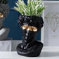 Frendorf | ArtéPlanter Keramik David Kopf Pflanztopf | Klassische Skulptur | Dekorative Vase | Stilvolle Wohnakzente