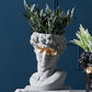 Frendorf | ArtéPlanter Keramik David Kopf Pflanztopf | Klassische Skulptur | Dekorative Vase | Stilvolle Wohnakzente