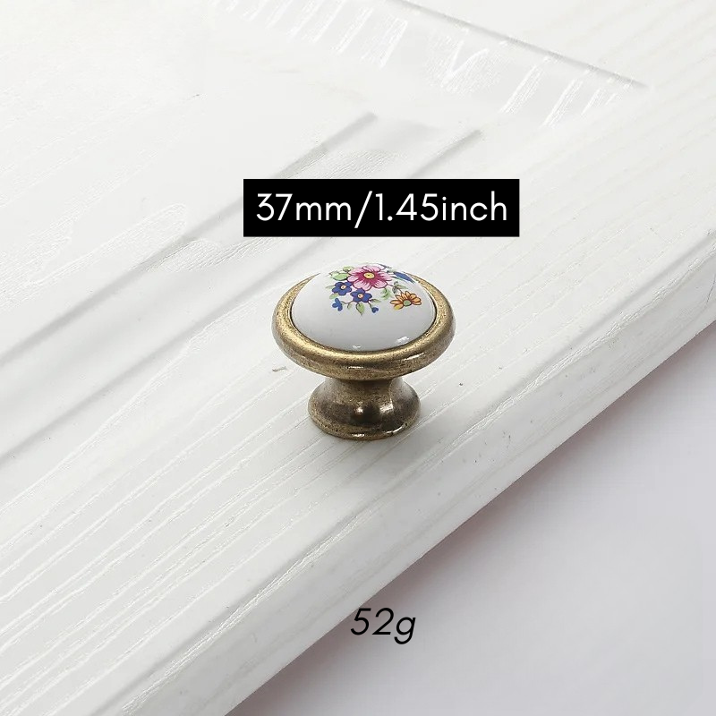 Frendorf | Keramischer Schrank-Schublade-Tür Möbelgriff und Türknopf