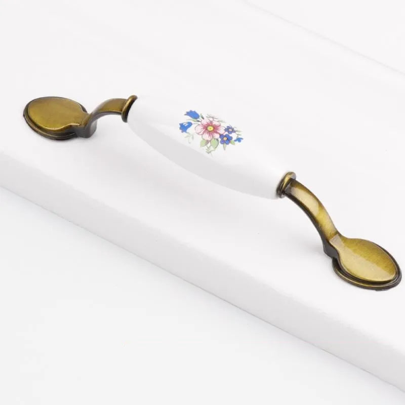 Frendorf | Keramischer Schrank-Schublade-Tür Möbelgriff und Türknopf