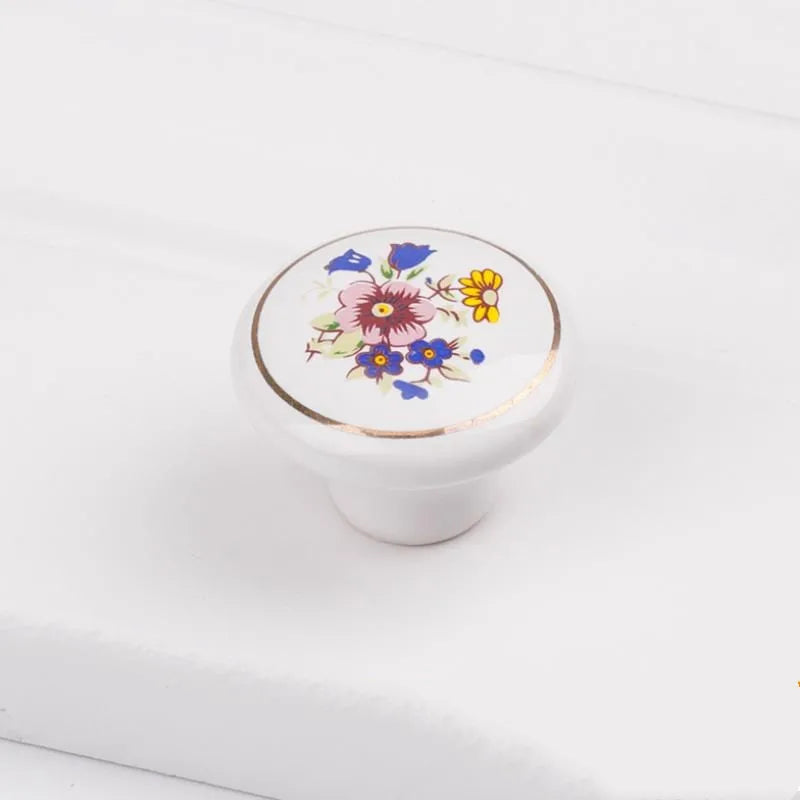 Frendorf | Keramischer Schrank-Schublade-Tür Möbelgriff und Türknopf