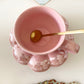 Keramisches Kaffeetassen-Set mit Sonnenblumen-Untersetzer Wolkenbecher mit Löffel