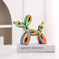 Keramisches Glänzendes Ballonhund Ornament