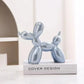 Keramisches Glänzendes Ballonhund Ornament