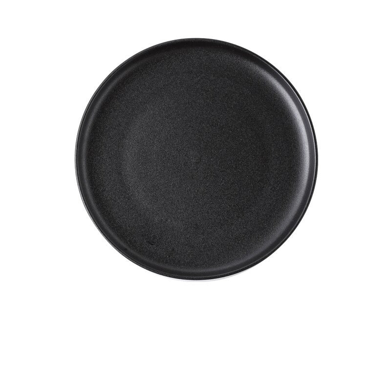Keramischer Teller Western Schwarz Matt Kratzfest Pendelplatte