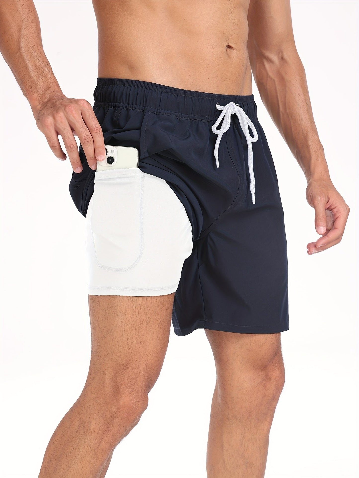 Frendorf | Badehose | Schnell trocknende Stretch-Shorts für Männer mit Handytasche