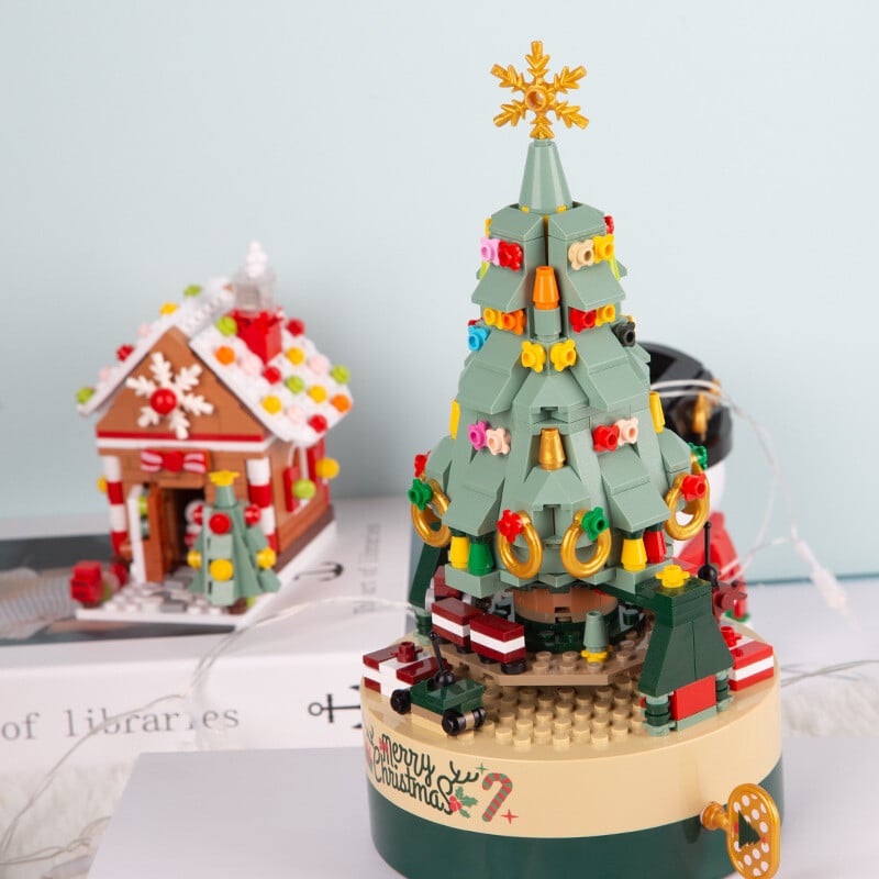 Frendorf | 360 PCS Musikbox Weihnachtsbaum Bauklötze