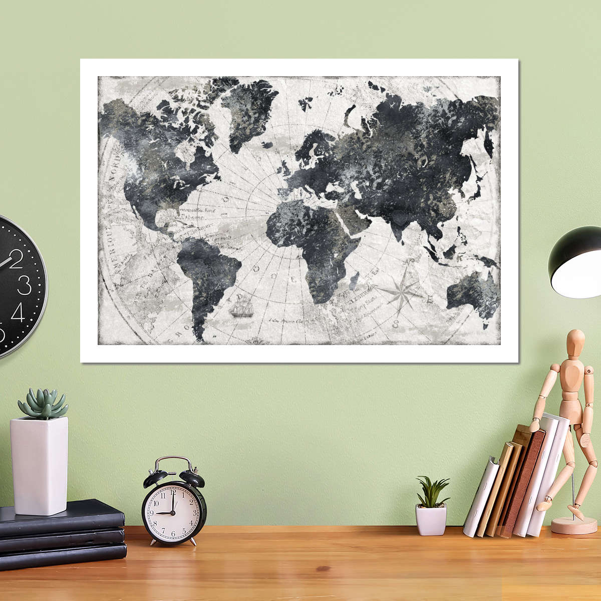 Frendorf | Modern Atlas Wandkunst