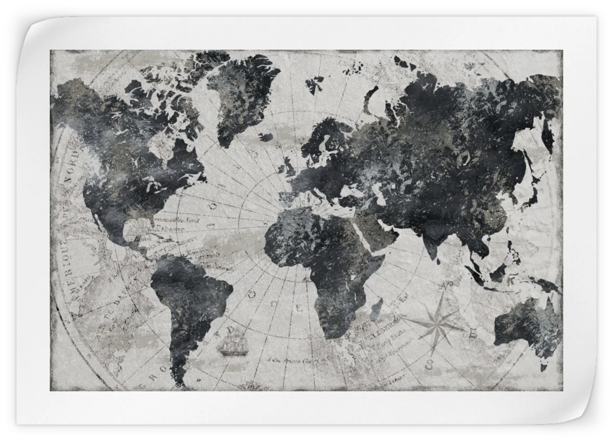 Frendorf | Modern Atlas Wandkunst