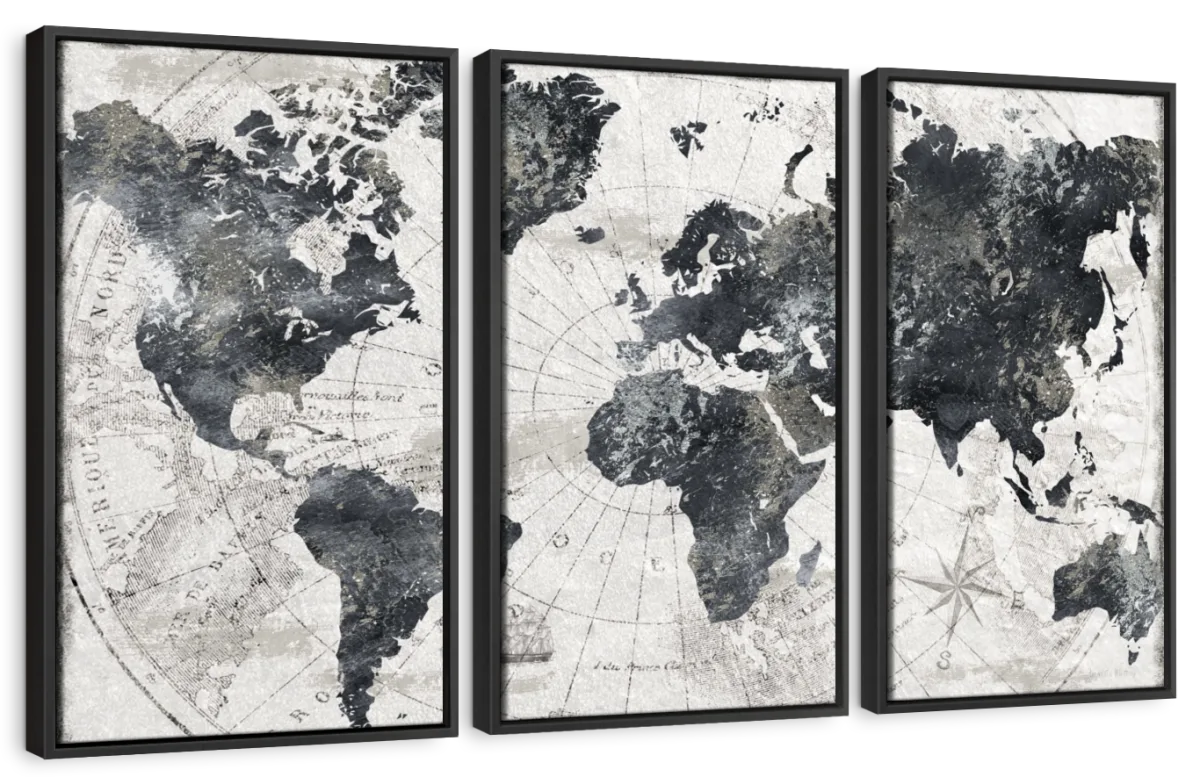 Frendorf | Modern Atlas Wandkunst
