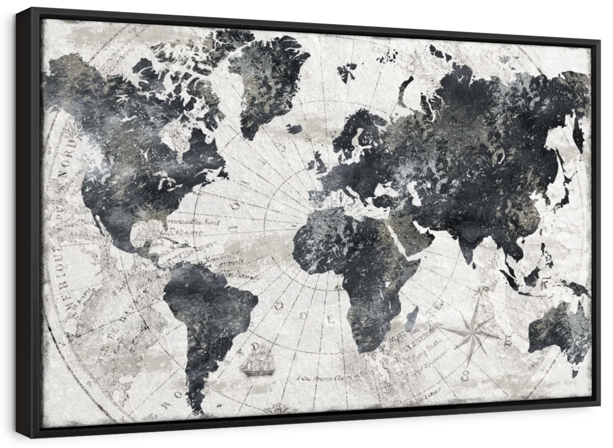 Frendorf | Modern Atlas Wandkunst