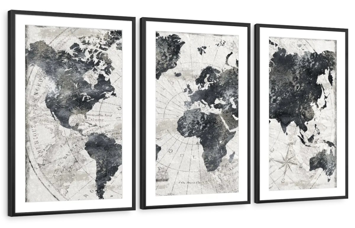 Frendorf | Modern Atlas Wandkunst