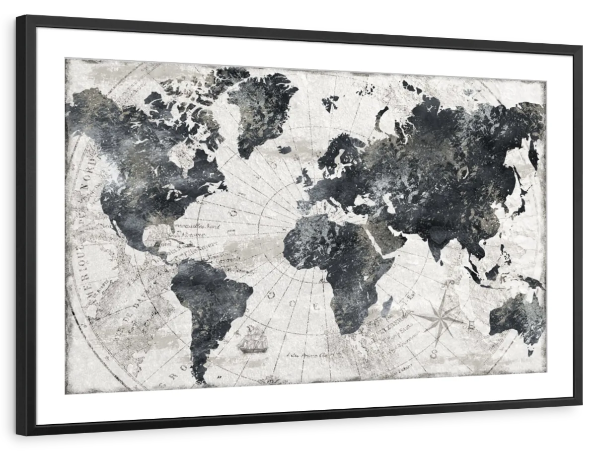 Frendorf | Modern Atlas Wandkunst