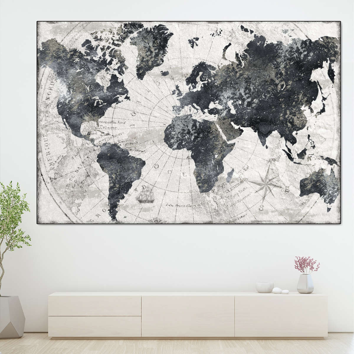 Frendorf | Modern Atlas Wandkunst