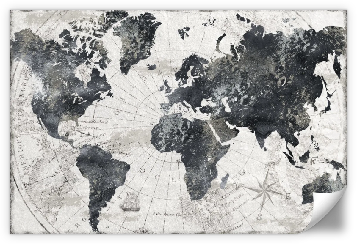 Frendorf | Modern Atlas Wandkunst