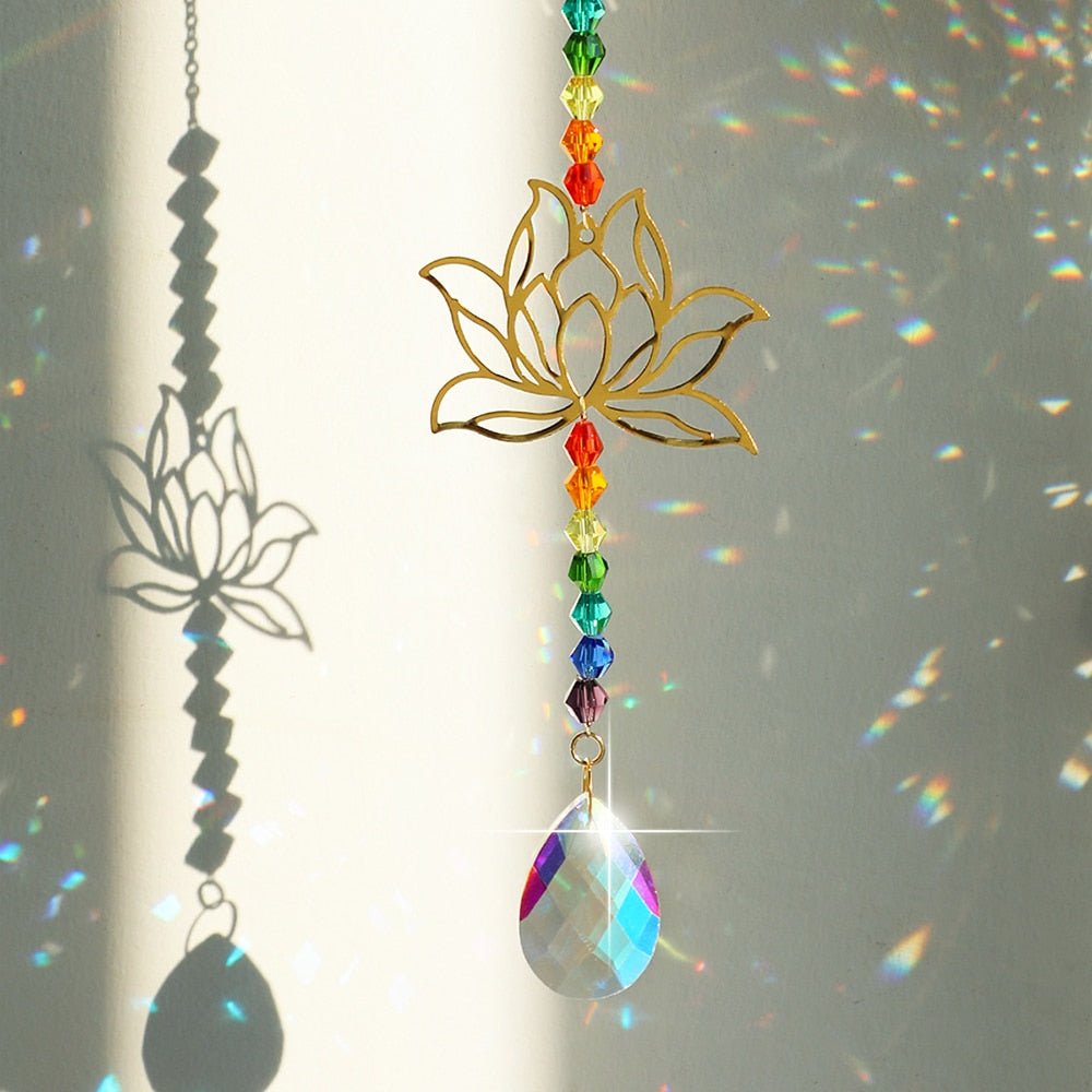 Chakra Kristall Lotus Sonnensammler